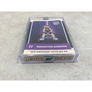KINGS DOMANTAS SABONIS PLAYER PIN 40th Anniversary